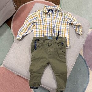 Mayoral Kids Matching Set - Yellow and Green